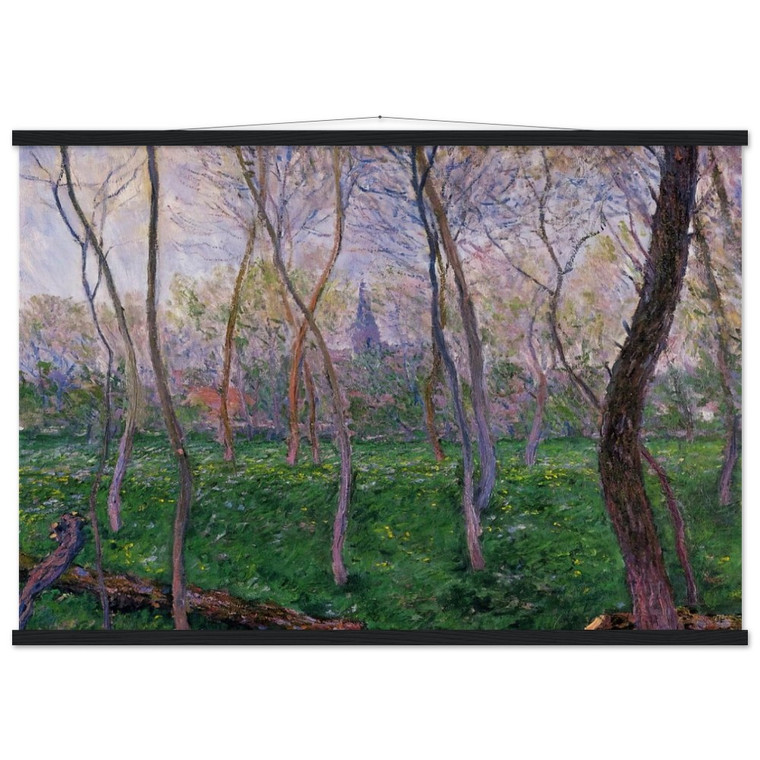 claude monet  Bennecourt Museum-Quality Matte Paper Poster with Hanger