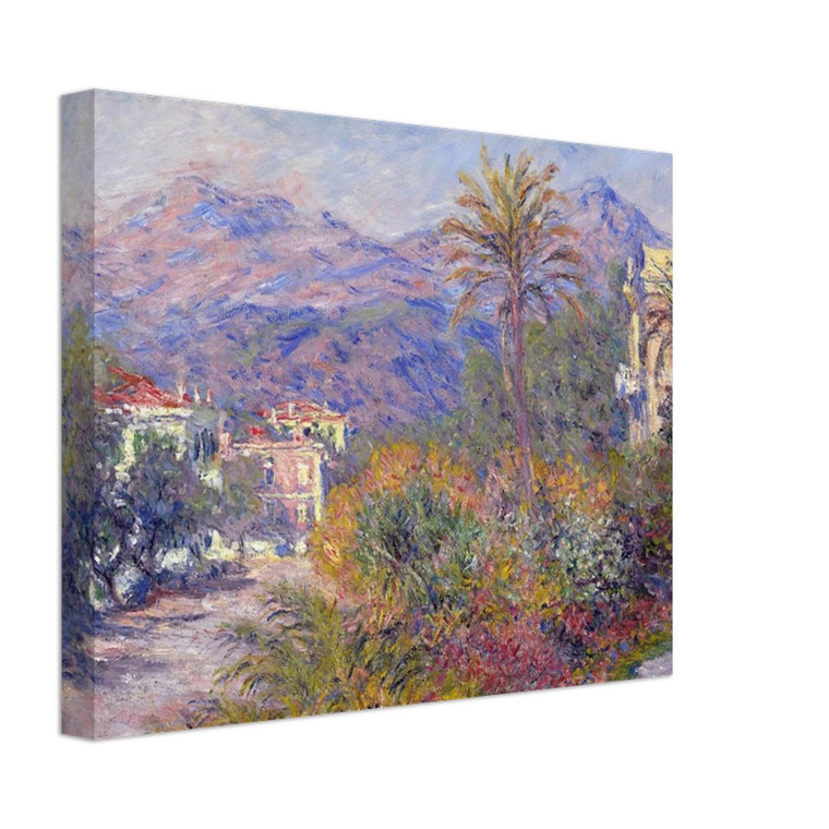 claude monet  Strada Romada in Bordighera Canvas