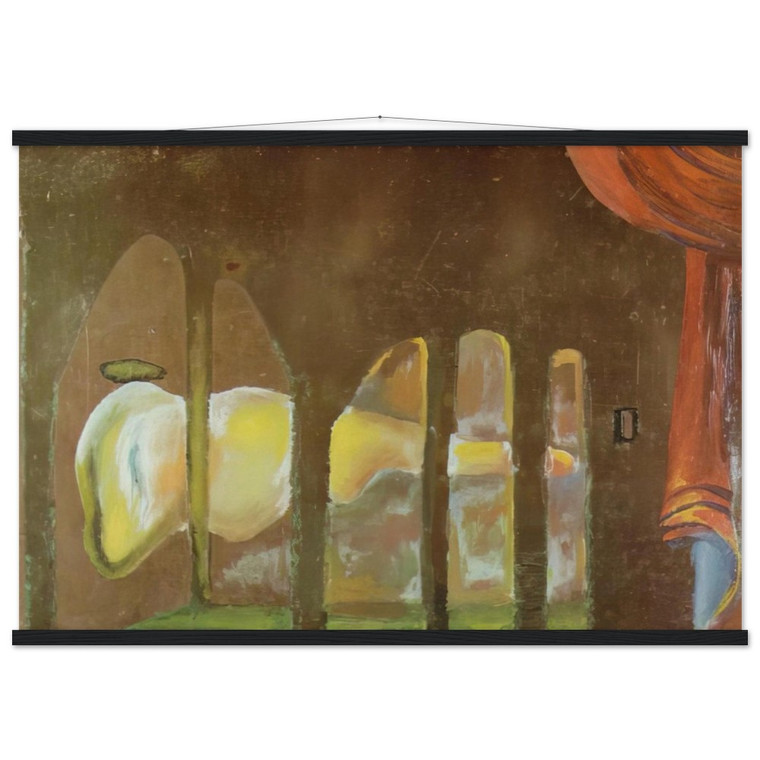 Dali Tapeworm Museum-Quality Matte Paper Poster with Hanger