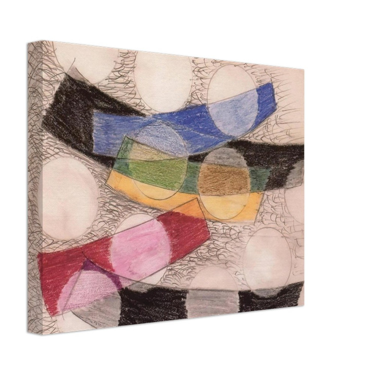 Laszlo MoholyNagy  Floating Forms Canvas