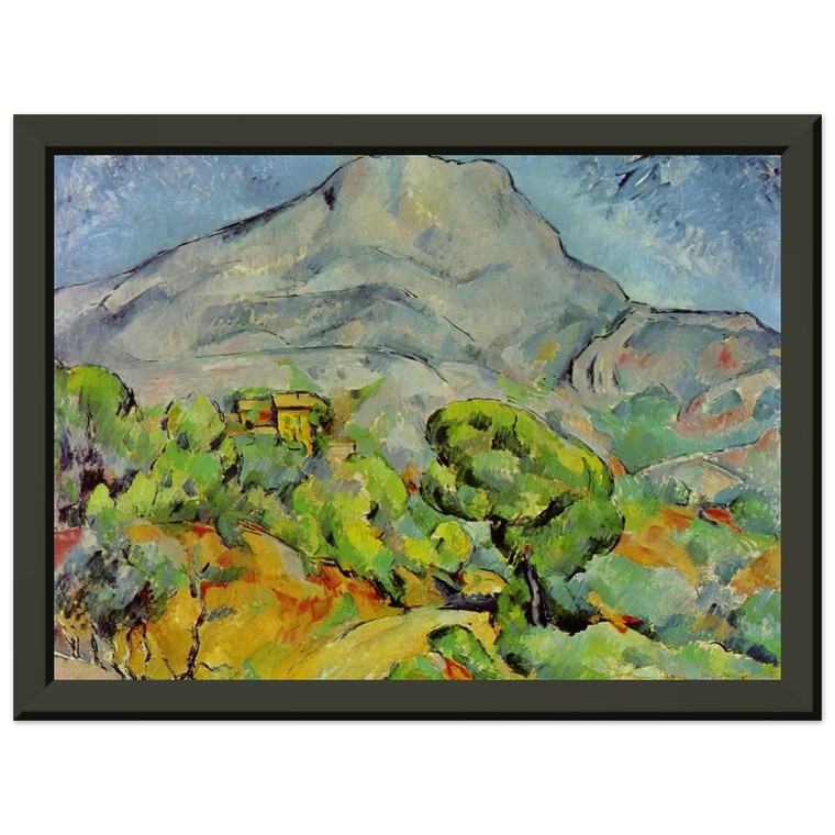 Cezanne Road near Mont SainteVictoire Premium Metal Framed Art Print Poster