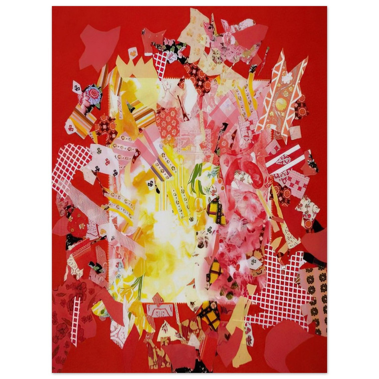 Miriam Schapiro  Explode  1972 Aluminum Print