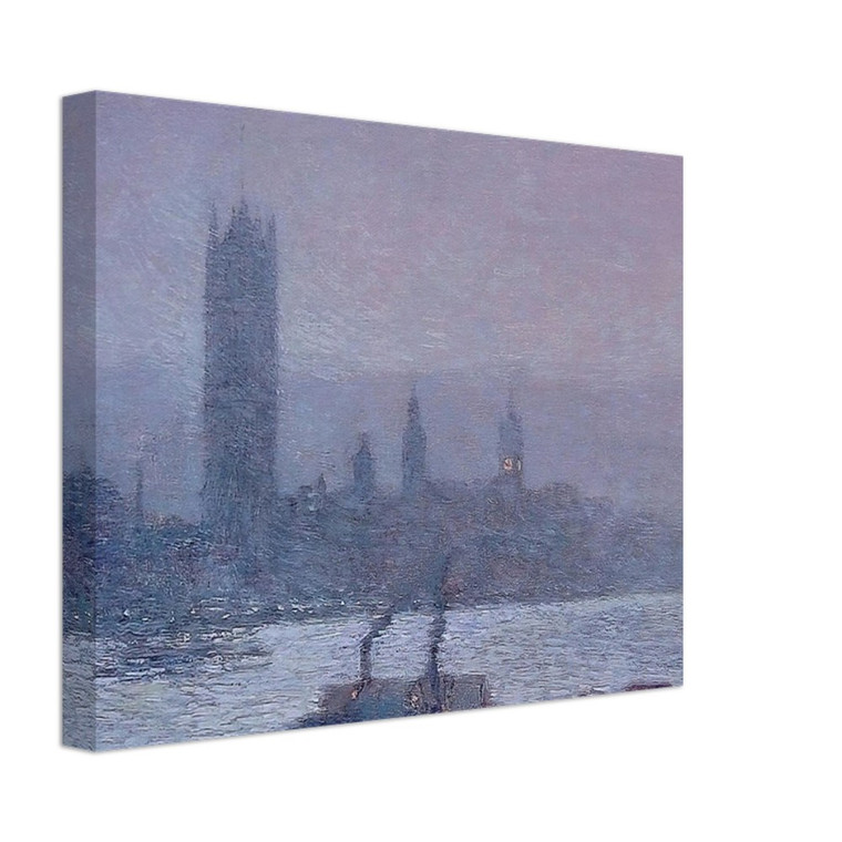 Childe Hassam  Houses of Parliament Early Evening Canvas