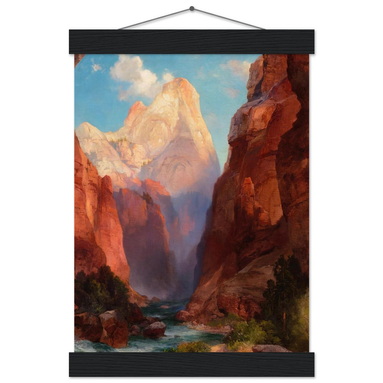 Thomas Moran The Rio Virgin Southern Utah Museum Matte Poster with Hanger