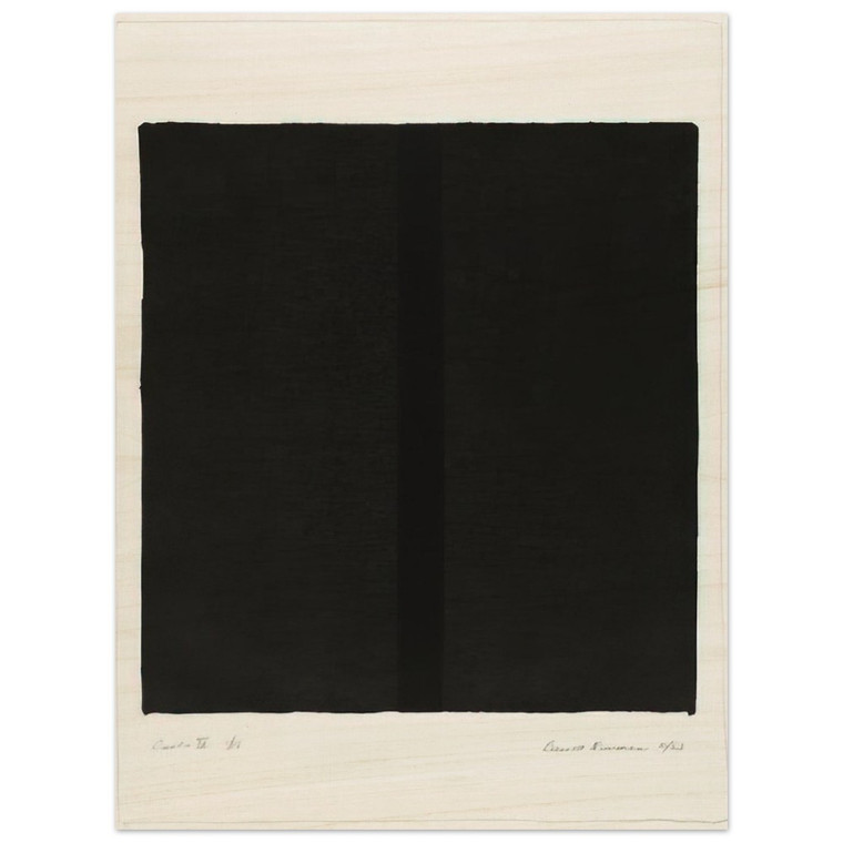 Barnett Newman  Canto IV Wood Print