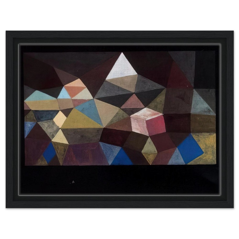 Paul Klee  CRYSTALLINE LANDSCAPE 1929 Framed Canvas
