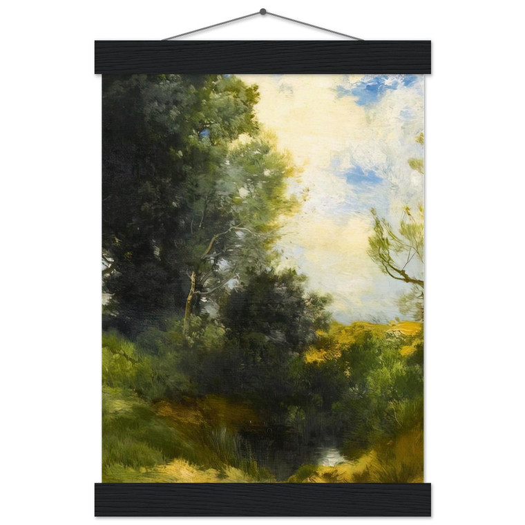 Thomas Moran A Path Through the Woods Museum Matte Poster with Hanger