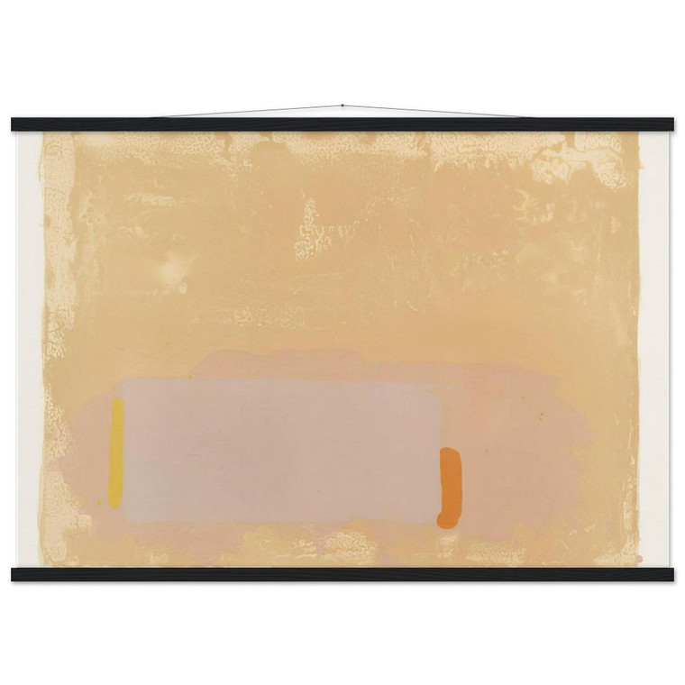 John Hoyland  BrownBeigePink  1971 Museum-Quality Matte Paper Poster with Hanger