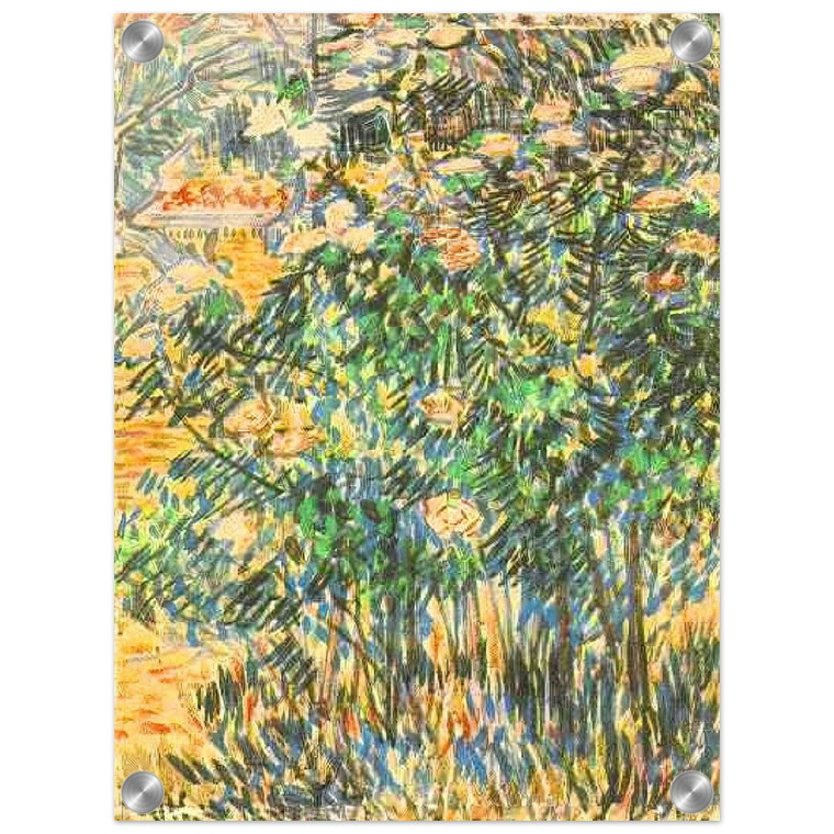 Vincent van Gogh  Flowering Shrubs Acrylic Print
