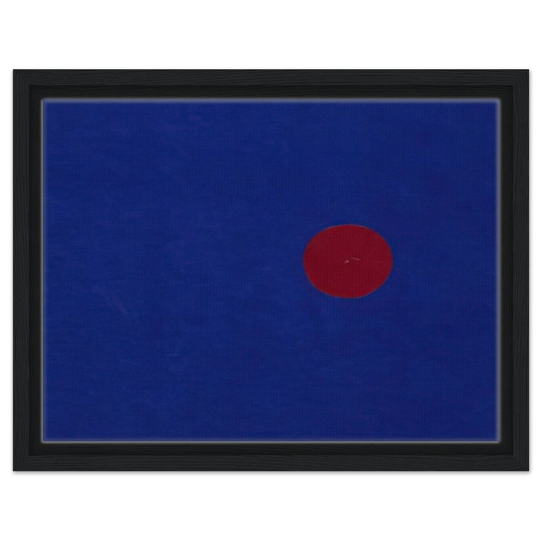 Ellsworth Kelly  Red and Blue from the series Line Form Color Framed Canvas