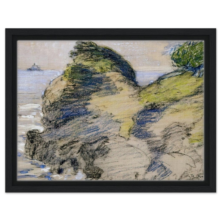 Childe Hassam  Oregon Coast Framed Canvas