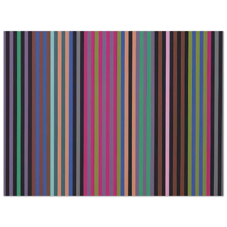 Gene Davis  King Kong  1969 Aluminum Print