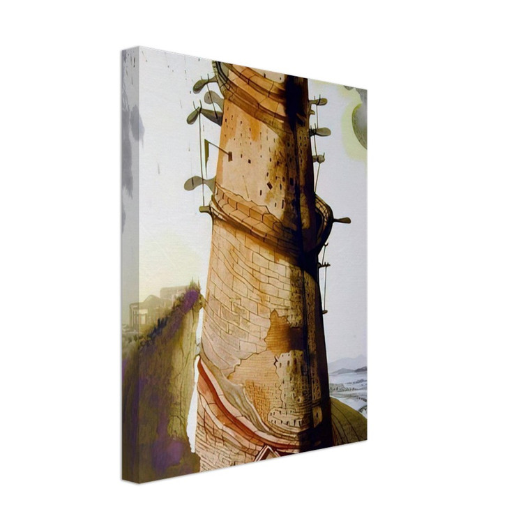 Salvador Dali  TURRIS BABEL 1967 Canvas