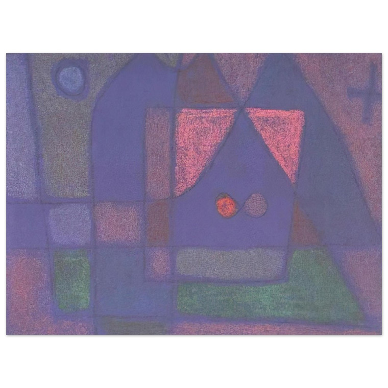 Paul Klee  SMALL ROOM IN VENICE Aluminum Print