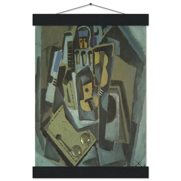 Salvador Dali  PIERROT AND GUITAR Museum-Quality Matte Paper Poster with Hanger