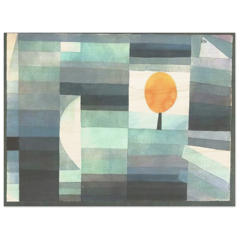 Paul Klee  THE MESSENGER OF AUTUMN 1922 Wood Print