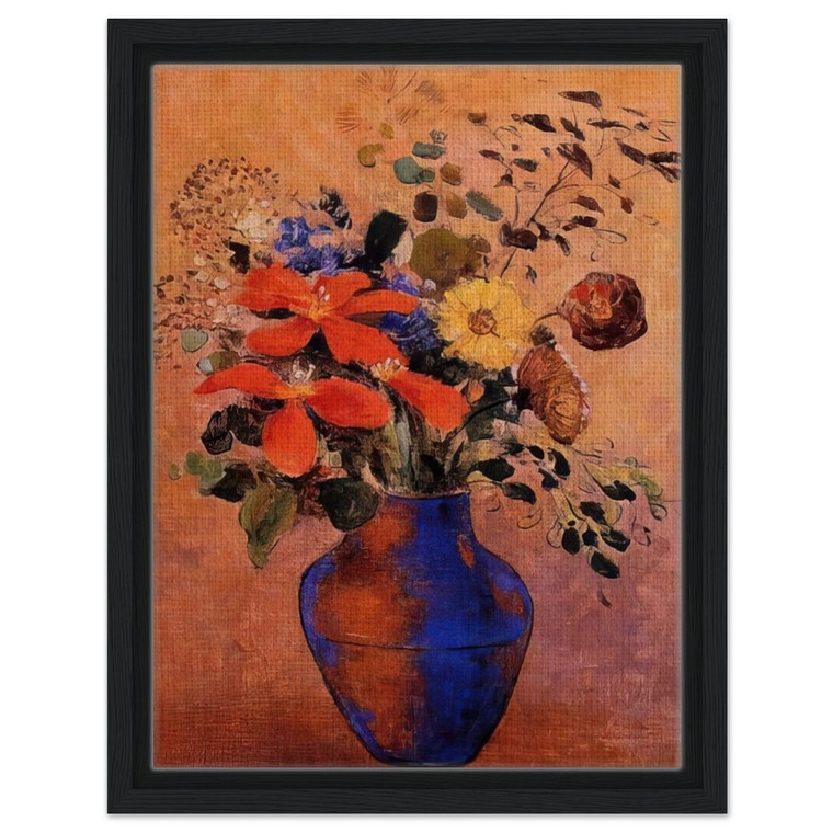 Odilon Redon  VASE OF FLOWERS 1 Framed Canvas