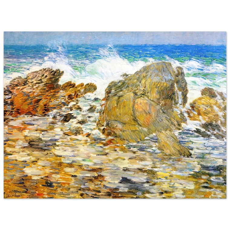 Childe Hassam  Surf Appledore Aluminum Print