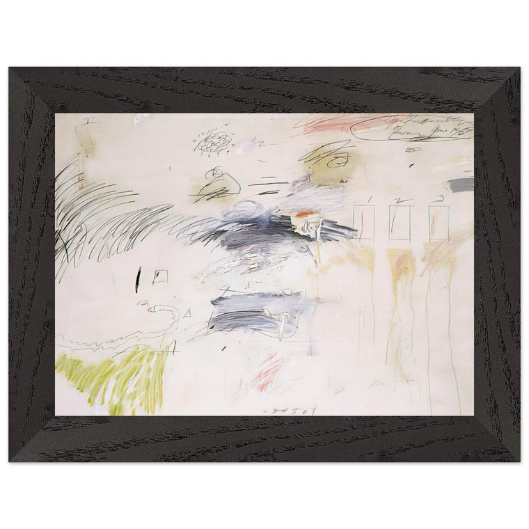 Cy Twombly  Untitled Rome Premium Wooden Framed Art Print / Poster