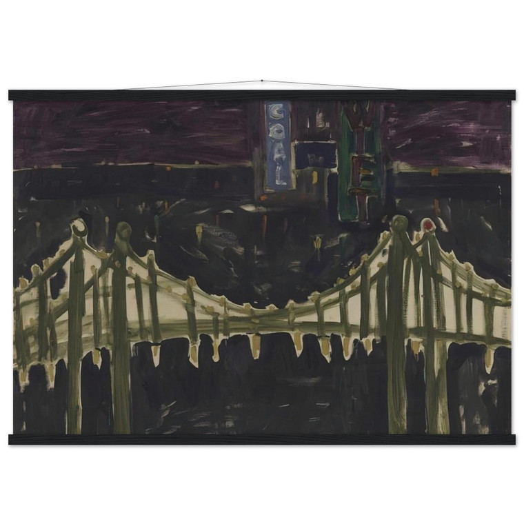 Allan Kaprow George Washington Bridge Museum-Quality Matte Poster with Hanger