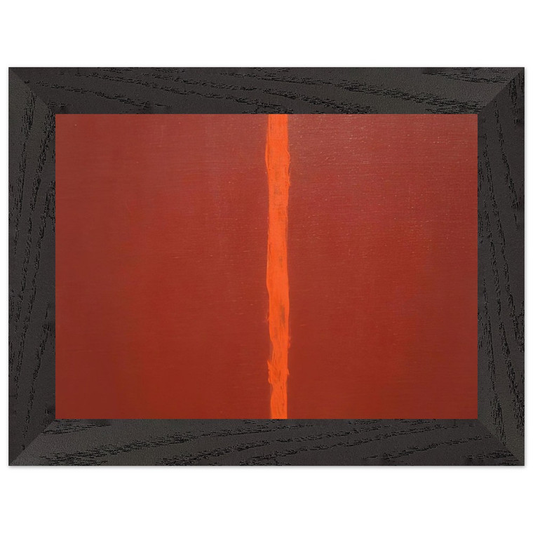 Barnett Newman  Onement III Premium Wooden Framed Art Print / Poster