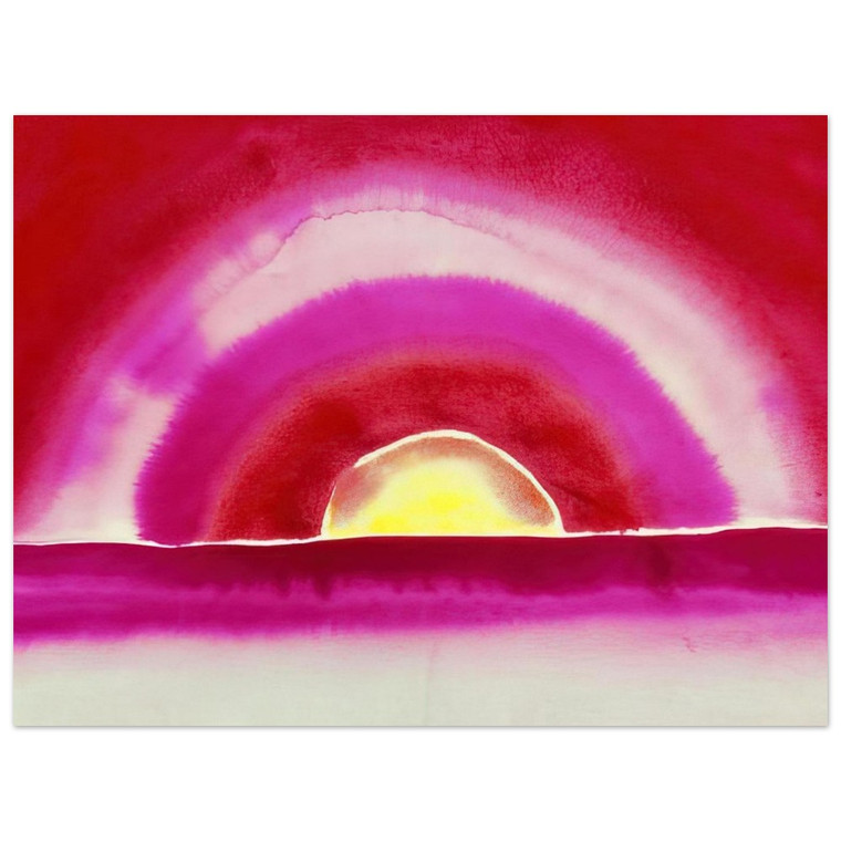 Georgia OKeeffe  Sunrise N2 Aluminum Print