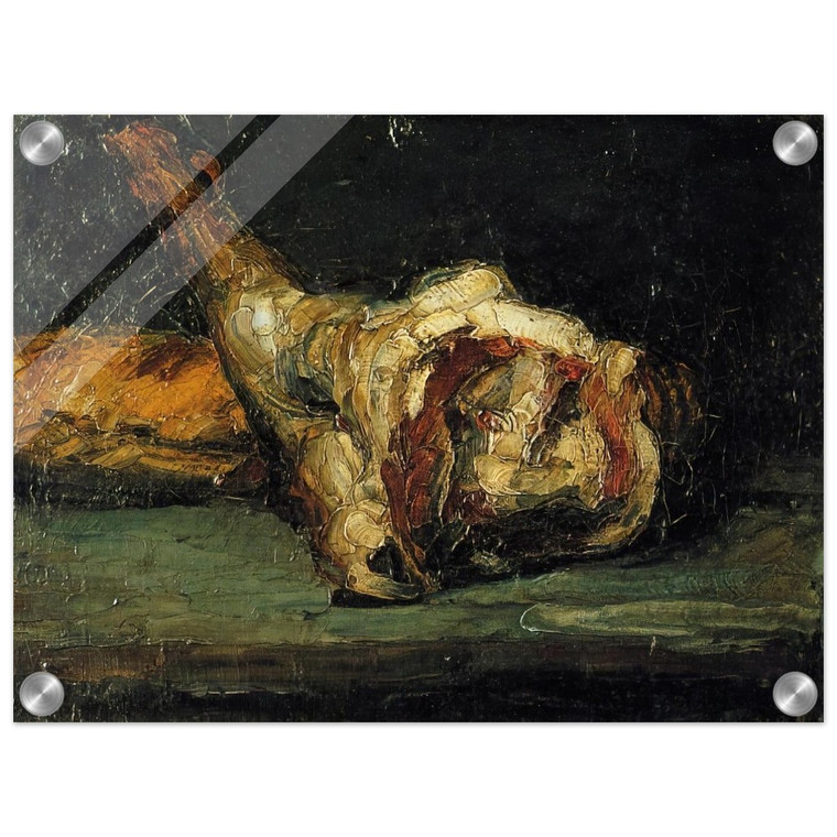 Paul Cezanne  Still Life Bread and Leg of Lamb Acrylic Print