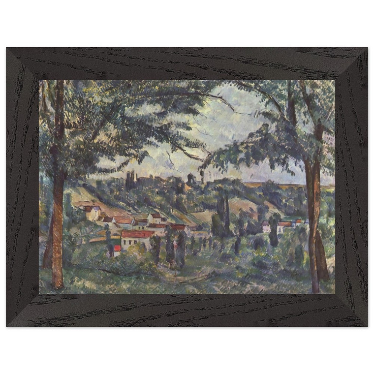 Paul Cezanne  LANDSCAPE N13 Premium Wooden Framed Art Print / Poster