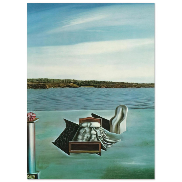 Salvador Dali Surrealist Invisible Figures Art Print