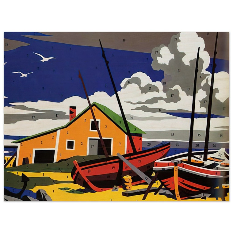 Andy Warhol  Do It Yourself  Seascape  Wood Print