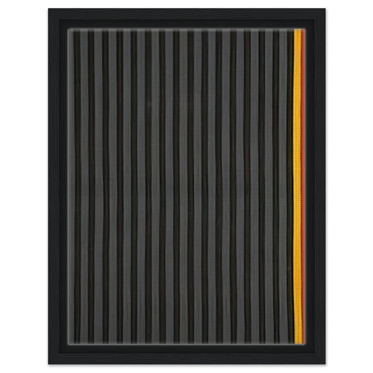 Gene Davis  Licorice Stick  1961 Framed Canvas