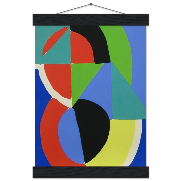 Sonia Delaunay  COMPOSITION 2 N1 Museum-Quality Matte Paper Poster with Hanger