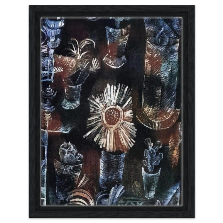 Paul Klee  STILL LIFE WITH THISTLE BLOOM 1919 Framed Canvas