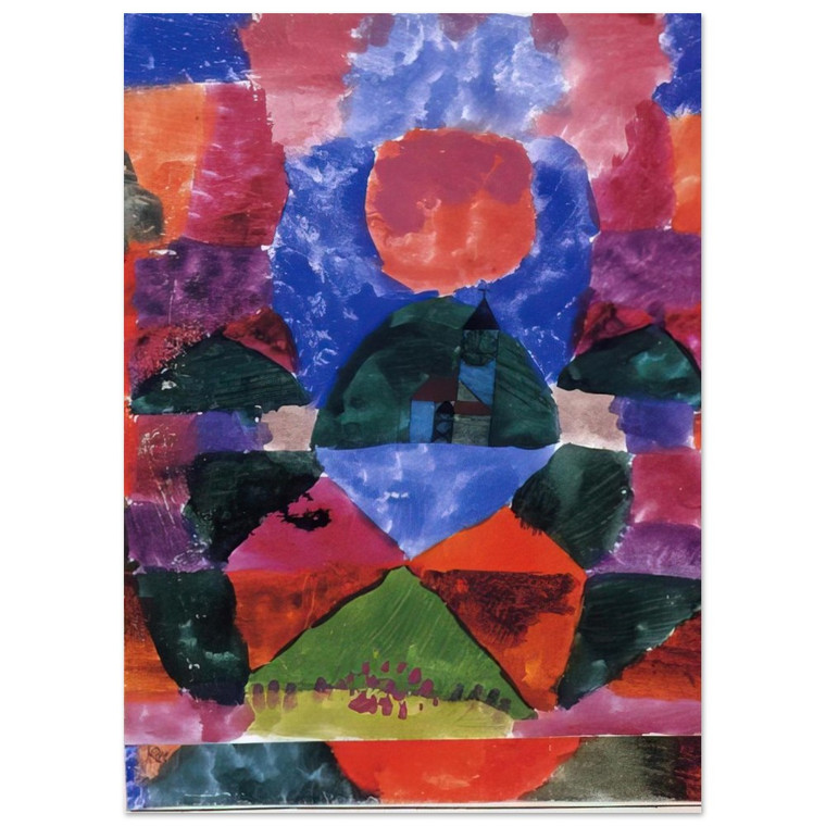 Paul Klee  A PRESSURE OF TEGERNSEE 1919 Fine Art Poster / Art Print