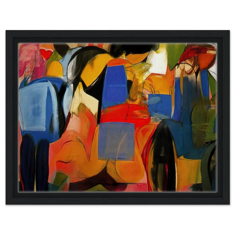 Miriam Schapiro  Facade  Abstract Expressionism Framed Canvas