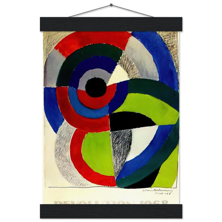 Sonia Delaunay  REVOLUTION AFFICHE Museum-Quality Matte Paper Poster with Hanger