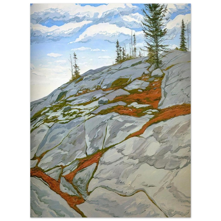 Neil Welliver  Blueberries in Fissures  1983 Aluminum Print