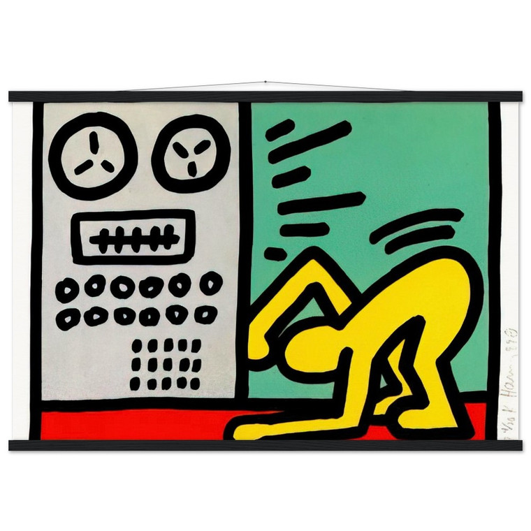 Keith Haring  POP SHOP III 1989 N2 Museum-Quality Matte Paper Poster with Hanger