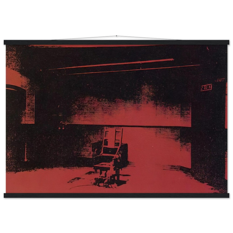 Andy Warhol  Early electric chair Museum-Quality Matte Paper Poster with Hanger