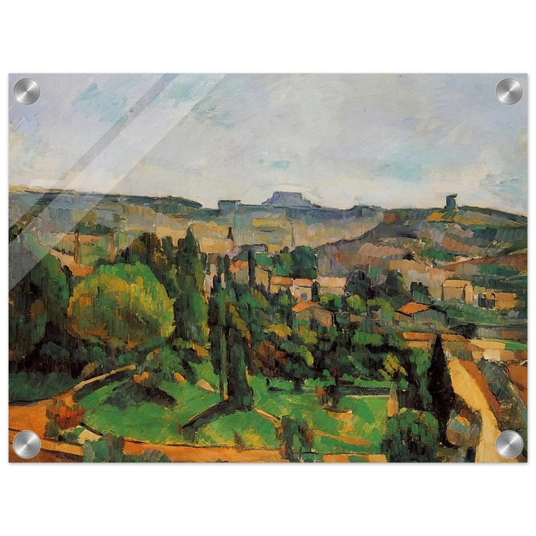 Paul Cezanne  Ile de France Landscape Acrylic Print