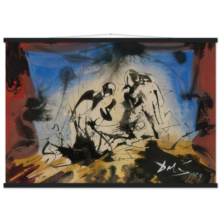 Salvador Dali  NATIVITY 1959 Museum-Quality Matte Paper Poster with Hanger