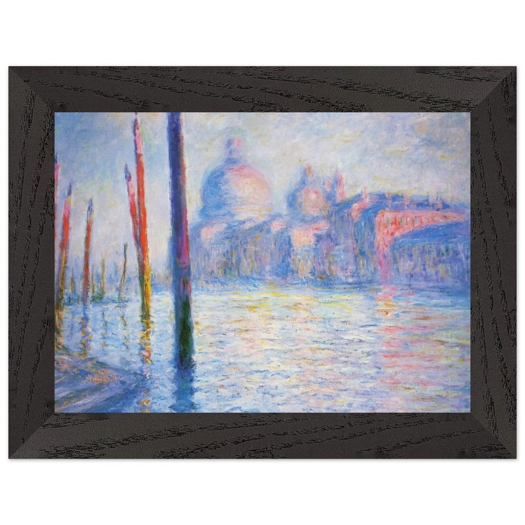 claude monet  The Grand Canal 02 Premium Wooden Framed Art Print / Poster