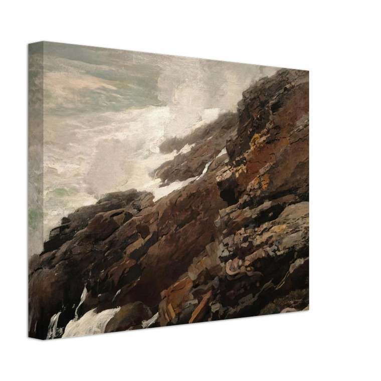 Winslow Homer  HIGH CLIFF COAST OF MAINE Canvas