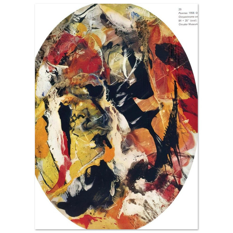 Paul Jenkins  Pawnee  1958 Fine Art Poster / Art Print