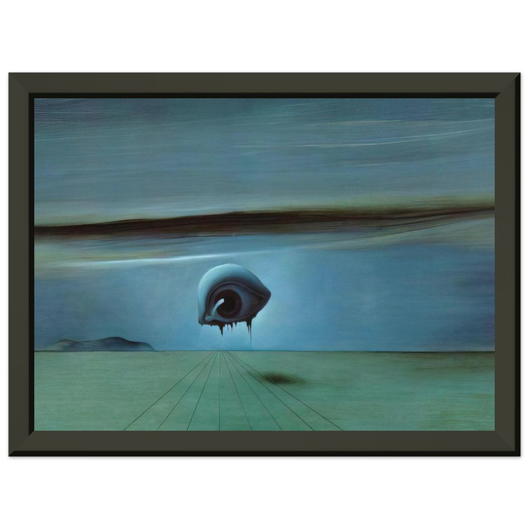 Salvador Dali  THE EYE Premium Metal Framed Art Print / Poster