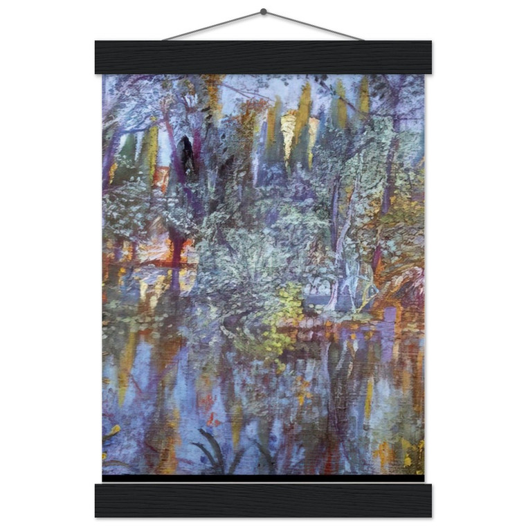 Salvador Dali THE LAKE AT VILABERTRAN Matte Paper Poster with Hanger