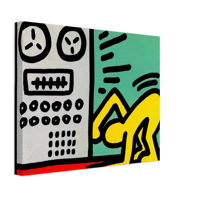 Keith Haring  POP SHOP III 1989 N2 Canvas