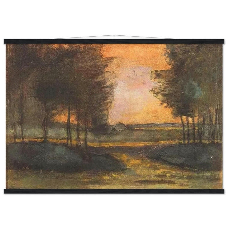 Vincent van Gogh Landscape Drenthe Museum-Quality Matte Poster with Hanger