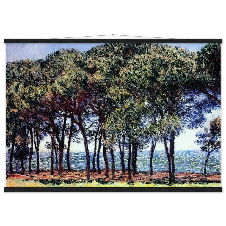 Claude Monet Pine Trees Cap dAntibes Matte Paper Poster with Hanger