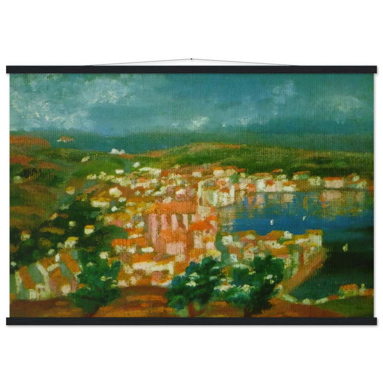 Dali Cadaques Lndscpe 1921 Museum-Quality Matte Paper Poster with Hanger